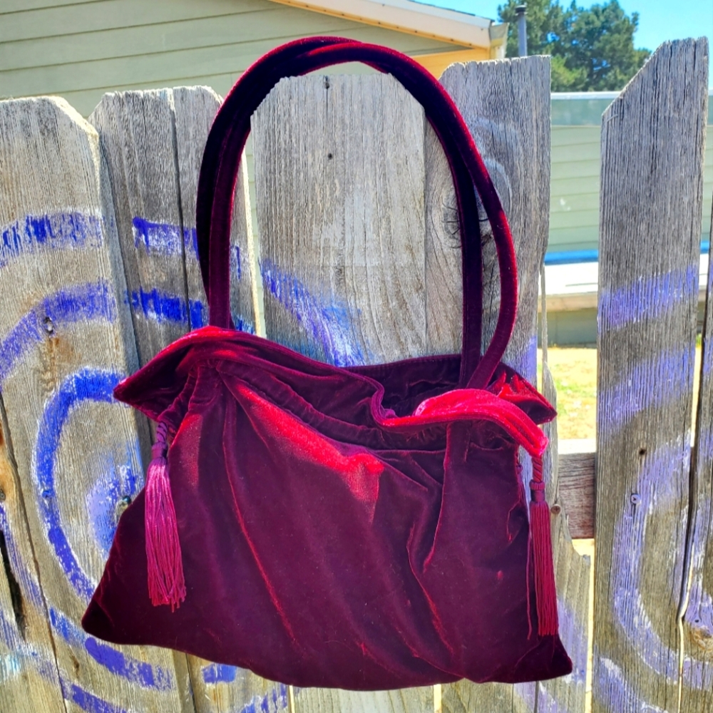 Velvet Red Purse